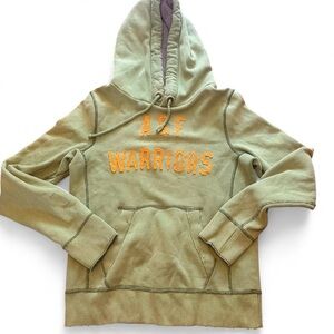 Abercrombie & Fitch Men’s Green Warriors Distressed Hoodie Size Medium
